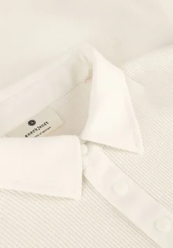 gebroken wit anerkjendt polo akkiki waffle polo tee