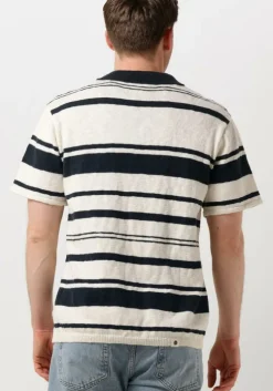 gebroken wit anerkjendt polo aksofus stripe s/s knit