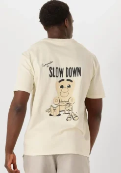 gebroken wit anerkjendt t-shirt akkiki enduring ss tee