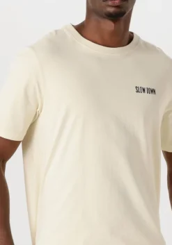 gebroken wit anerkjendt t-shirt akkiki enduring ss tee