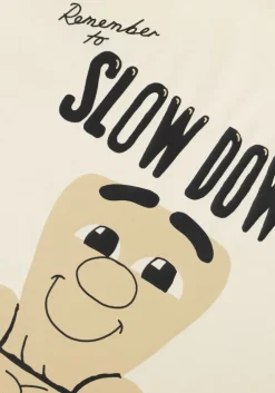 gebroken wit anerkjendt t-shirt akkiki enduring ss tee