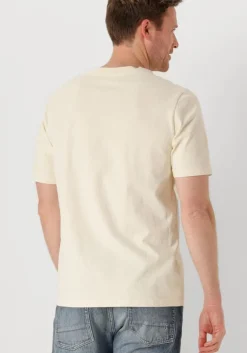 gebroken wit anerkjendt t-shirt akkiki flower emb s/s tee