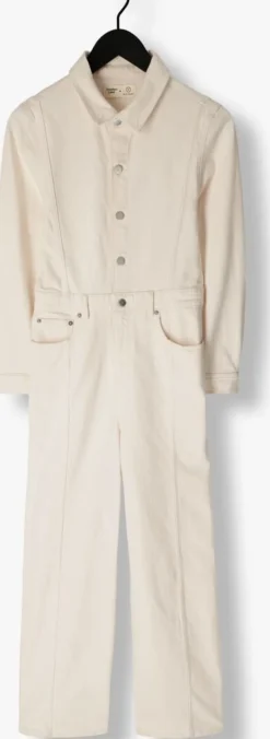 gebroken wit another label jumpsuit lauren denim jumpsuit l/s