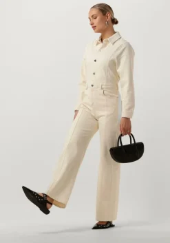 gebroken wit another label jumpsuit lauren denim jumpsuit l/s