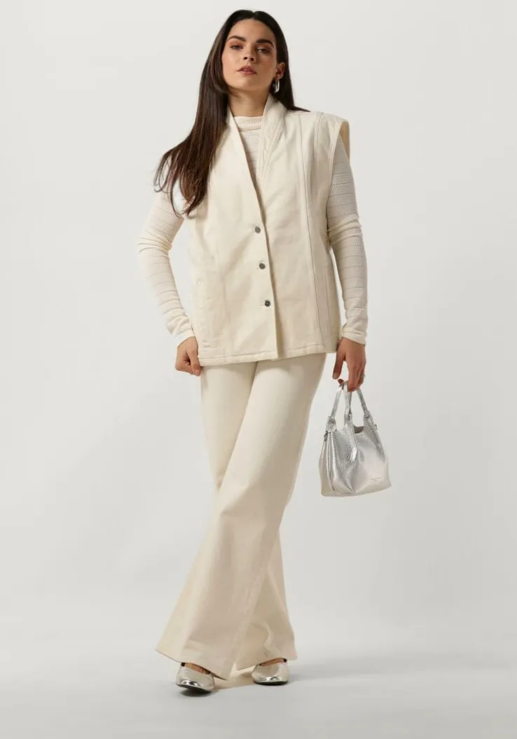 gebroken wit another label gilet unni denim vest