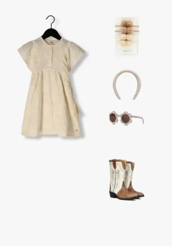 gebroken wit baje studio mini jurk muze