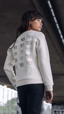 gebroken wit ballin sweater 037310