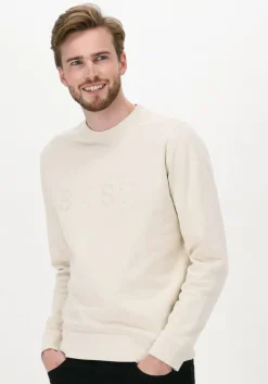 gebroken wit boss black trui welogo 10236723