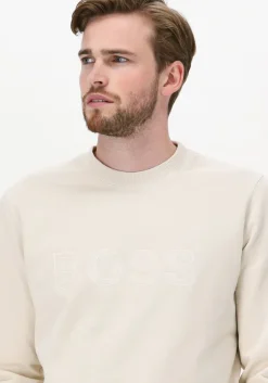 gebroken wit boss black trui welogo 10236723