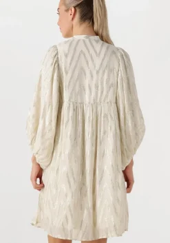 gebroken wit bruuns bazaar midi jurk sarina dress