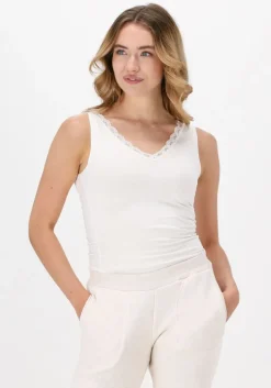 gebroken wit by-bar top lace singlet