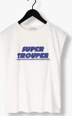 gebroken wit by-bar t-shirt thelma super drouper top