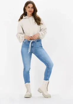 gebroken wit calvin klein trui two tone monogram hoodie