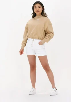 gebroken wit calvin klein top two tone monogram tank top