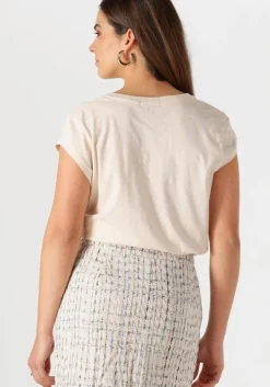 gebroken wit cc heart t-shirt basic v-neck t-shirt