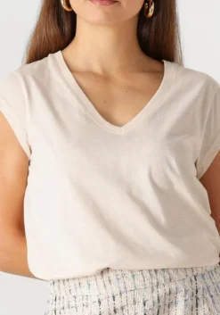 gebroken wit cc heart t-shirt basic v-neck t-shirt