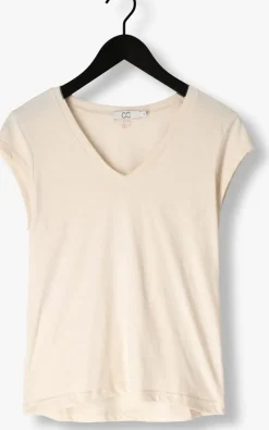 gebroken wit cc heart t-shirt basic v-neck t-shirt