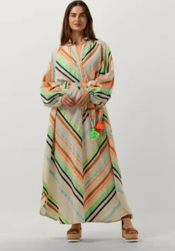 gebroken wit devotion maxi jurk opsianos