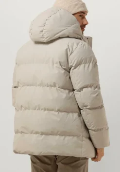 gebroken wit elvine gewatteerde jas bror