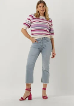 gebroken wit fabienne chapot trui roberta stripe pullover 205