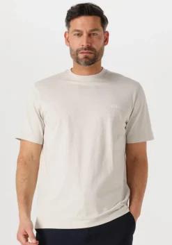 gebroken wit genti t-shirt t-shirt ss j2040-1223