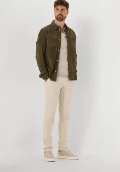 gebroken wit gentiluomo trui polo no button ls k2039-260