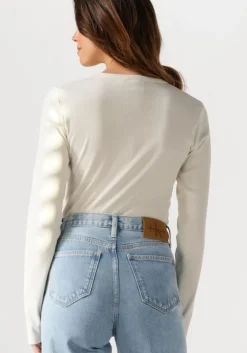 gebroken wit gestuz top drewgz logo top