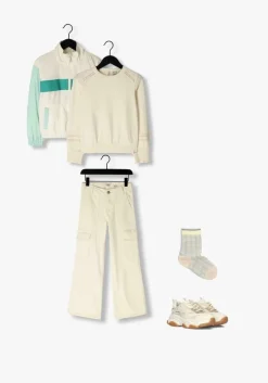 gebroken wit indian blue jeans wide jeans cargo denim wide fit