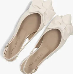 gebroken wit lina locchi slingbacks 010-73