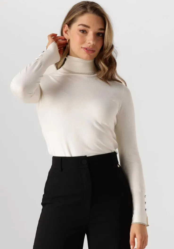 gebroken wit liu jo coltrui ecs maglia chiusa m/l 1