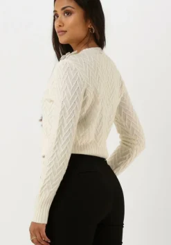 gebroken wit liu jo trui maglia chusa m/l color stitch