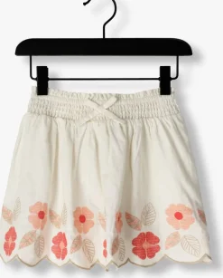gebroken wit mayoral minirok embroidered skirt
