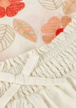 gebroken wit mayoral minirok embroidered skirt