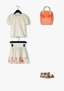 gebroken wit mayoral minirok embroidered skirt