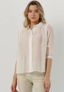 gebroken wit minus blouses aneda 3/4 sleeve shirt