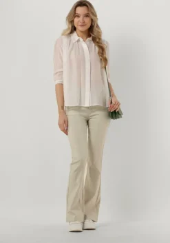 gebroken wit minus blouses aneda 3/4 sleeve shirt