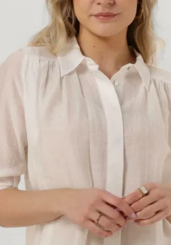 gebroken wit minus blouses aneda 3/4 sleeve shirt