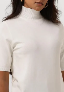 gebroken wit minus top lima roll neck knit