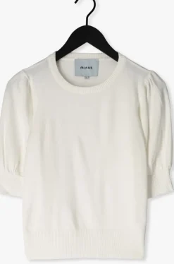 gebroken wit minus top liva knit tee