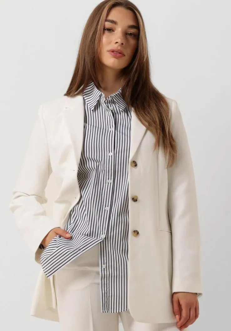 gebroken wit modström blazer galemd slim blazer