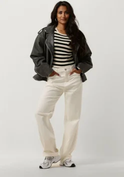 gebroken wit modström tops & t-shirts ibrahimmd o-neck