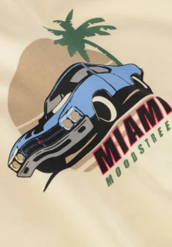 gebroken wit moodstreet t-shirt t-shirt lewis miami