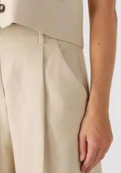 gebroken wit msch copenhagen wijde broek mschrosina michelle hw pants