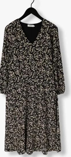 gebroken wit msch copenhagen midi jurk mschrhian dress aop