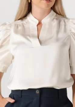 gebroken wit neo noir blouses roella heavy sateen blouse