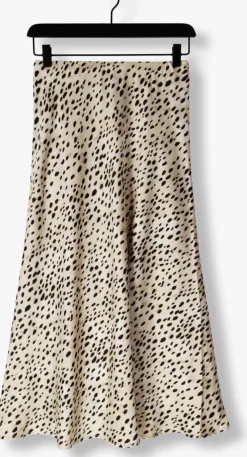 gebroken wit neo noir midirok bovary desert dot skirt