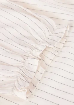 gebroken wit neo noir top odesa simple stripe blouse