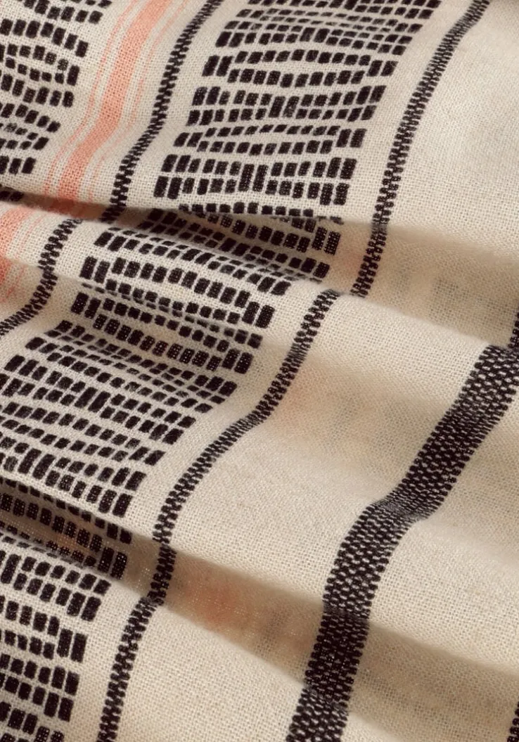 gebroken wit neo noir top jayla stitch print top