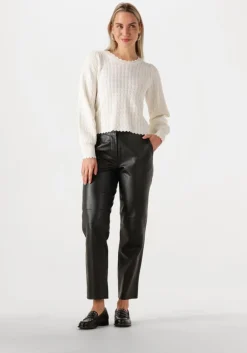 gebroken wit neo noir trui dito solid knit blouse