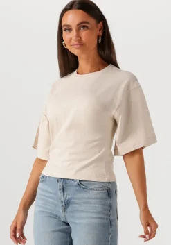 gebroken wit neo noir t-shirt asha boxy tee